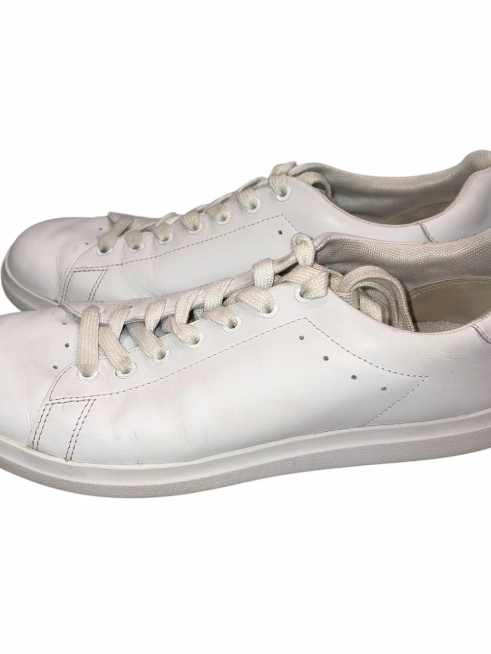 Tory Burch White Leather Howell Court Sneaker Shoes size 9.5